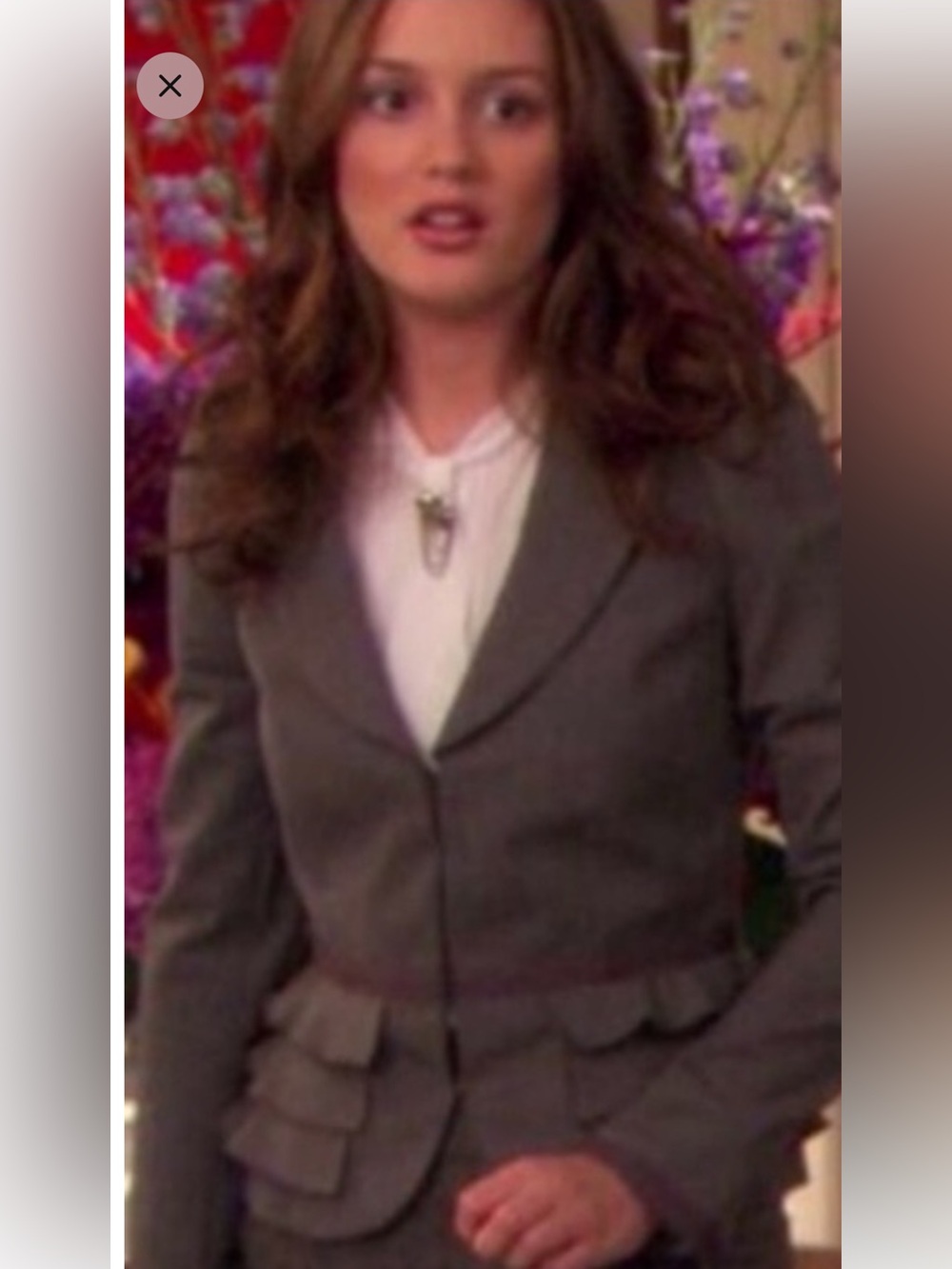 Gray Blazer ASO GOSSIP GIRL BLAIR
